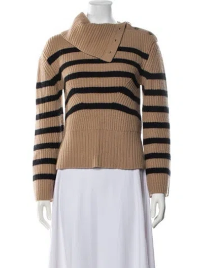 Pre-owned Simkhai Wool Striped Sweater In Neutrals