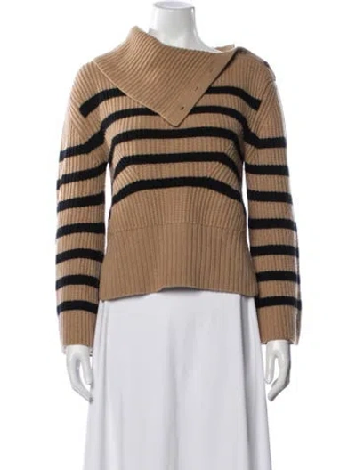 Pre-owned Simkhai Wool Striped Sweater In Neutrals