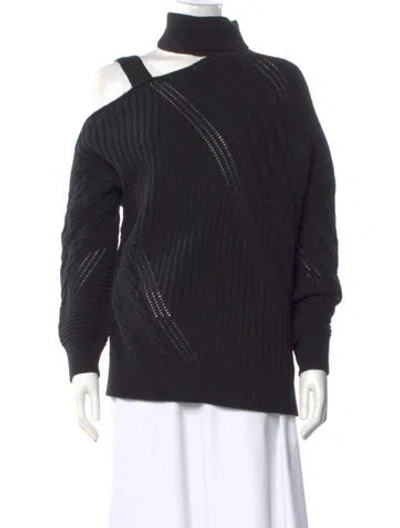 Pre-owned Simkhai Wool Turtleneck Sweater In Black