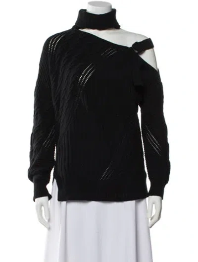 Pre-owned Simkhai Wool Turtleneck Sweater In Black