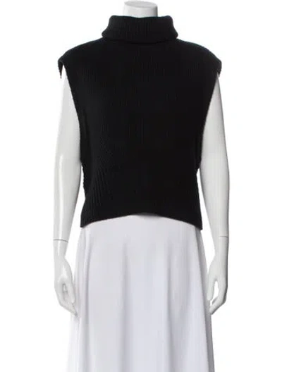 Pre-owned Simkhai Wool Turtleneck Sweater In Black