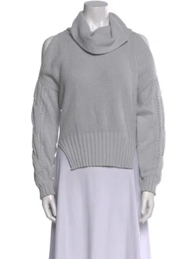 Pre-owned Simkhai Wool Turtleneck Sweater In Gray