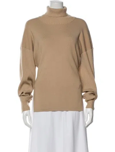 Pre-owned Simkhai Wool Turtleneck Sweater In Neutral