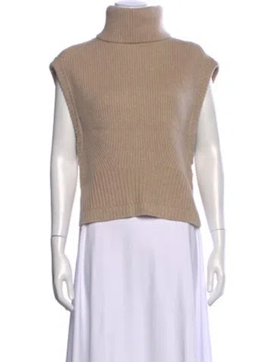 Pre-owned Simkhai Wool Turtleneck Sweater In Neutral