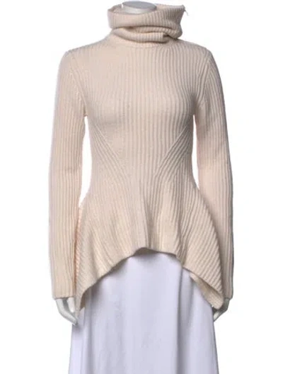 Pre-owned Simkhai Wool Turtleneck Sweater In Neutral