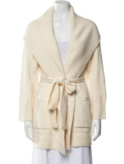 Pre-owned Simkhai Wool V-neck Sweater In Neutral