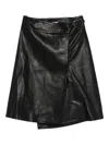 Simkhai Wrap Midi Skirt In Black