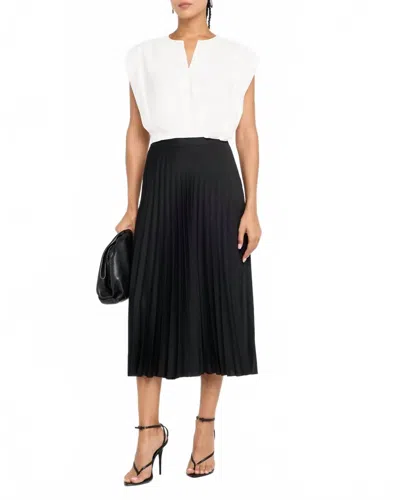 Simkhai Wrenli Cotton Pleated Top In White