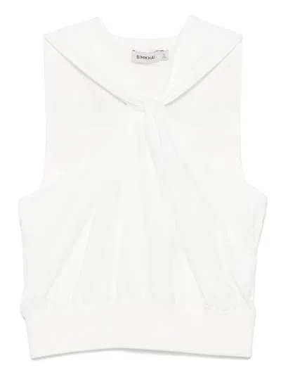 Simkhai Wynonna Top In White