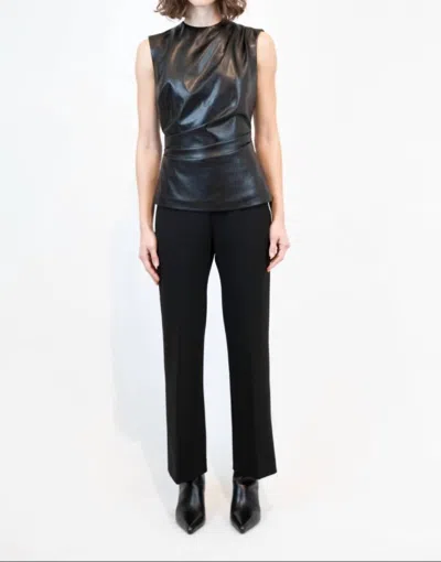 Simkhai Wynter Sleeveless Blouse In Black