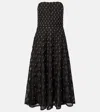 Simkhai Xolani Crystal-embellished Midi Dress In Black