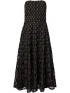 Simkhai Xolani Crystal-embellished Midi Dress In Schwarz