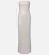 Simkhai Xyla Sequined Gown In Metallic