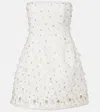 Simkhai Yasmin Strapless Embellished Bustier Mini Dress In Multi