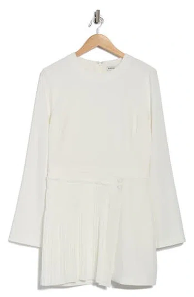 Simkhai Zabelle Long Sleeve Minidress In White