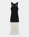 Simkhai Zaden Sleeveless Combo Midi Dress In Multi