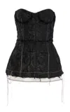 Simkhai Zander Bustier Top In Black