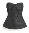 Simkhai Zander Bustier Top In Black