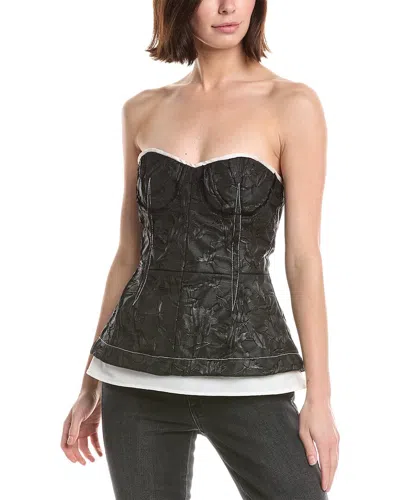 Simkhai Zander Bustier Top In Black