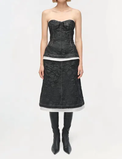 Simkhai Zander Bustier Top In Black