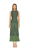 Simkhai Zhane Sleeveless Maxi Dress In Botanical Mult