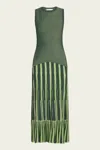 Simkhai Zhane Sleeveless Maxi Dress In Botanical Multi