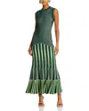 Simkhai Zhane Sleeveless Maxi Dress In Botanical