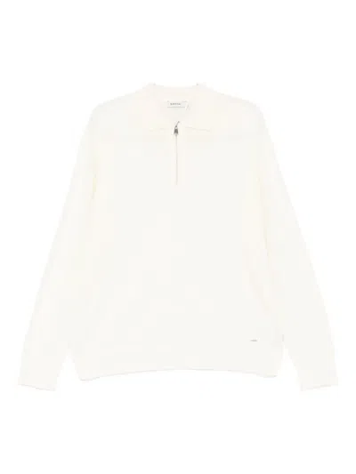 Simkhai Zip-up Polo Shirt In Black