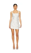 Simkhai Ziva Embellished Mini Dress White Multi