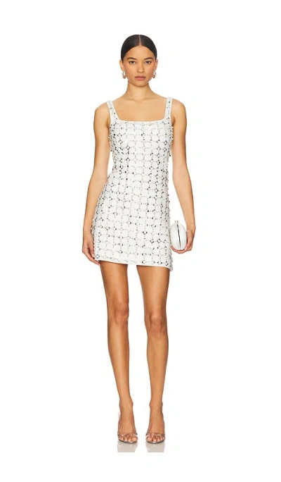 SIMKHAI ZIVA EMBELLISHED MINI DRESS