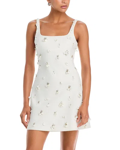 Simkhai Ziva Embellished Mini Dress In White