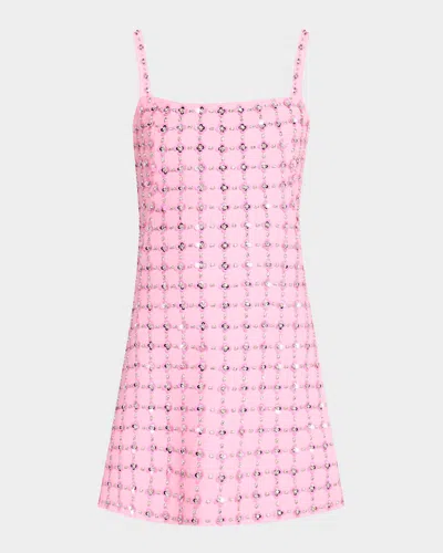 Simkhai Ziva Sleeveless Embellished Mini Dress