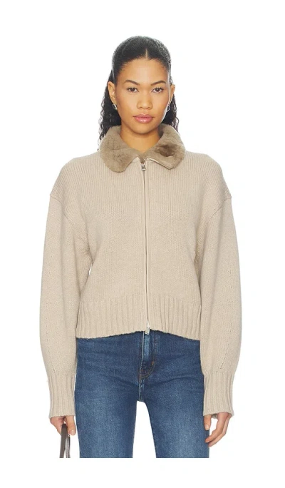 Simkhai Zorina Cardigan In Taupe