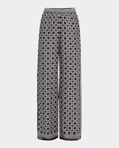 SIMKHAI ZUNA STRAIGHT-LEG PAJAMA PANTS