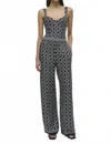 Simkhai Zuna Straight Leg Pajama Pants In Black In Black