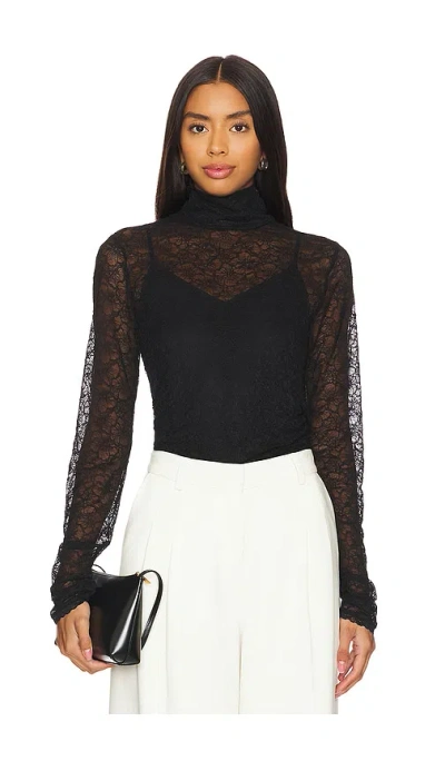 Simkhai Zurie Combo Bodysuit In 黑色