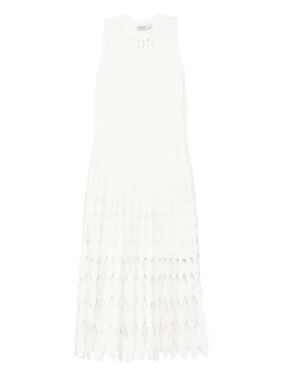 Simkhai Zyla Midi Dress In Neutral