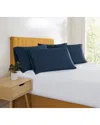 Simmons Essential Solid 4-pack Pillowcases In Blue