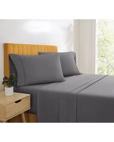 Simmons Essential Solid Sheet Set In Gray