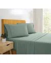 Simmons Essential Solid Sheet Set In Green