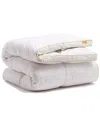 Simmons Prime Feather Fill Downproof Microfiber Feather Bed Topper In White