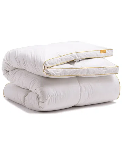SIMMONS SIMMONS PRIME FEATHER FILL DOWNPROOF MICROFIBER FEATHER BED TOPPER