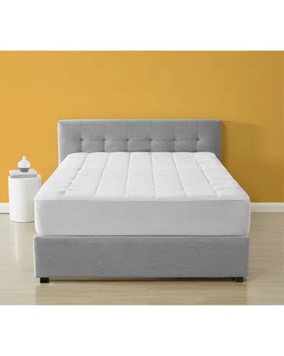 Simmons Waterproof & Moisture Wicking Mattress Pad In White