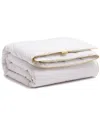 Simmons White Duck 95% Feather & 5% Down Microfiber Downproof Comforter In White