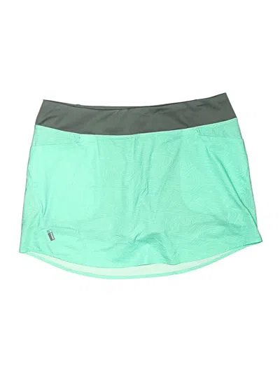 Pre-owned Simms Active Skort In Green