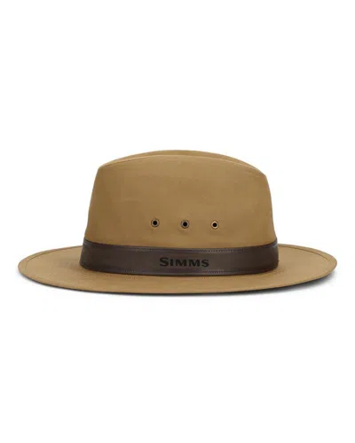 Simms Guide Classic Fishing Snapback Hat In Brown