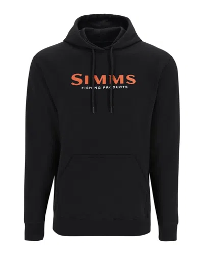 Simms Logo Hoodie In Black