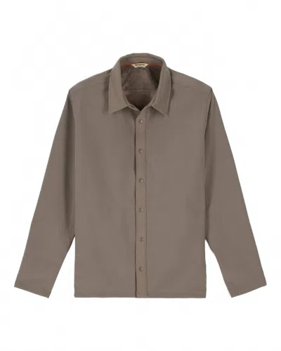 Simms Men's Harbor Shacket In Willow In Brown