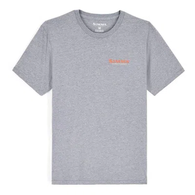 Simms Men's  Bass Ruler T-shirt In Gray
