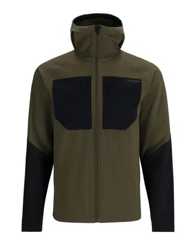 Simms Men's  Confluence Hooded Canvas,rain In Green